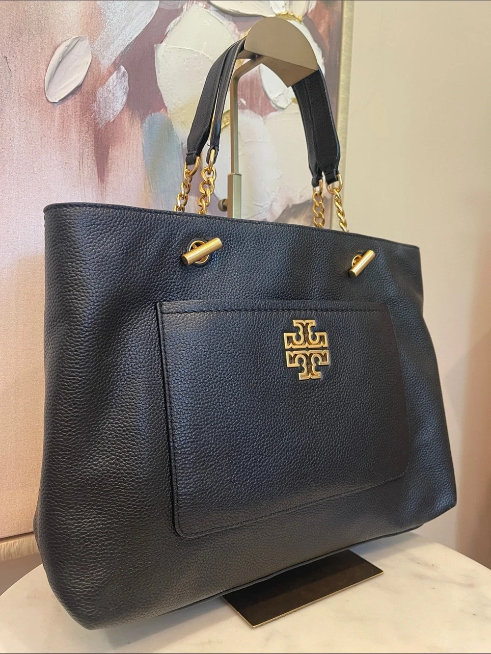Tory Burch Britten Tote with Crossbody Strap